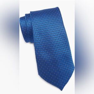 Pindot men’s blue Tie/58”L x 3”W